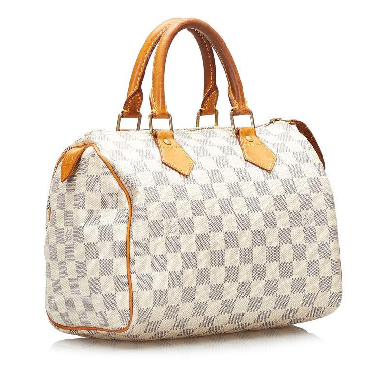 Louis Vuitton Damier Azur Speedy 25 (SHG-35879)