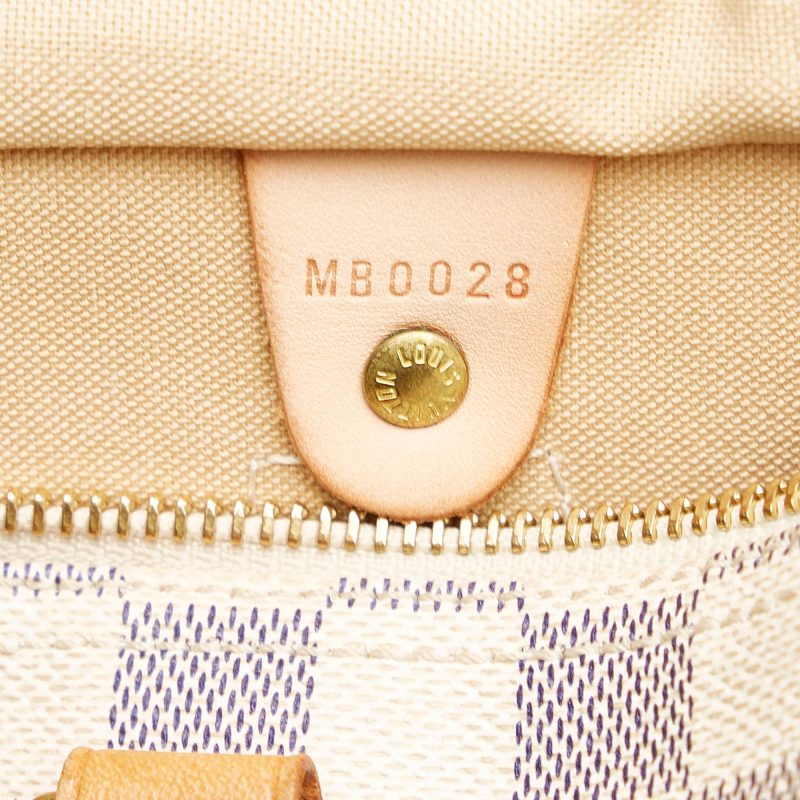 Louis Vuitton Damier Azur Speedy 25 (SHG-SqqRDb) - Image 7