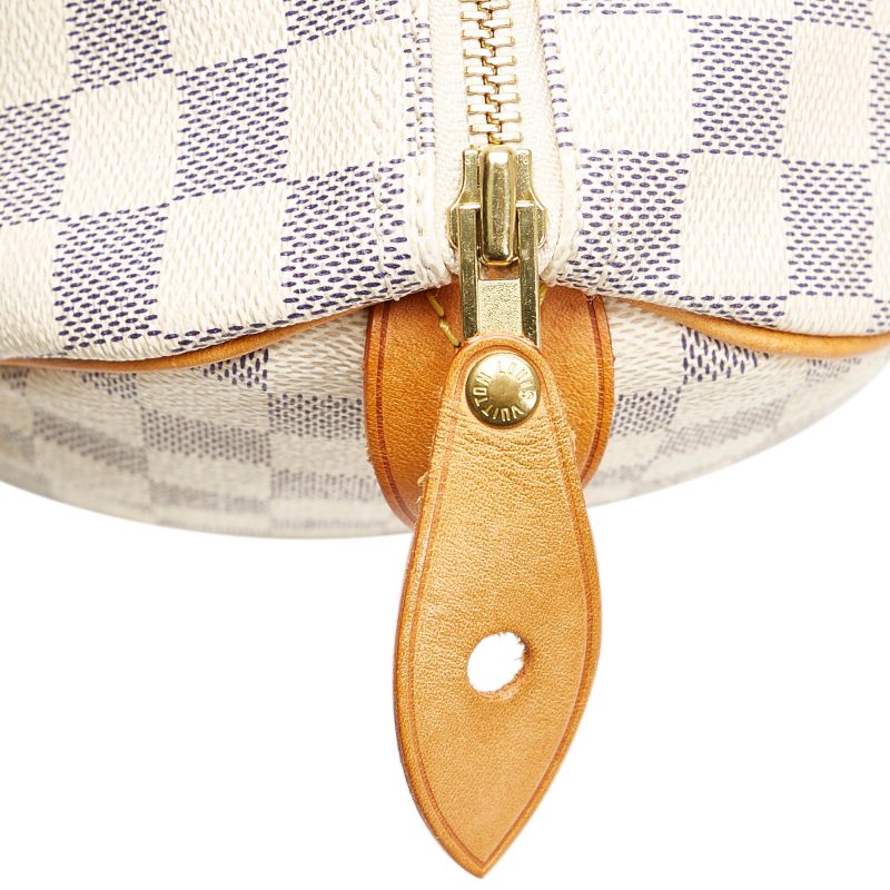 Louis Vuitton Damier Azur Speedy 25 (SHG-SqqRDb) - Image 8