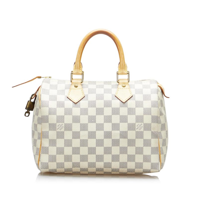 Louis Vuitton Damier Azur Speedy 25 (SHG-5YeXvT) - Image 2