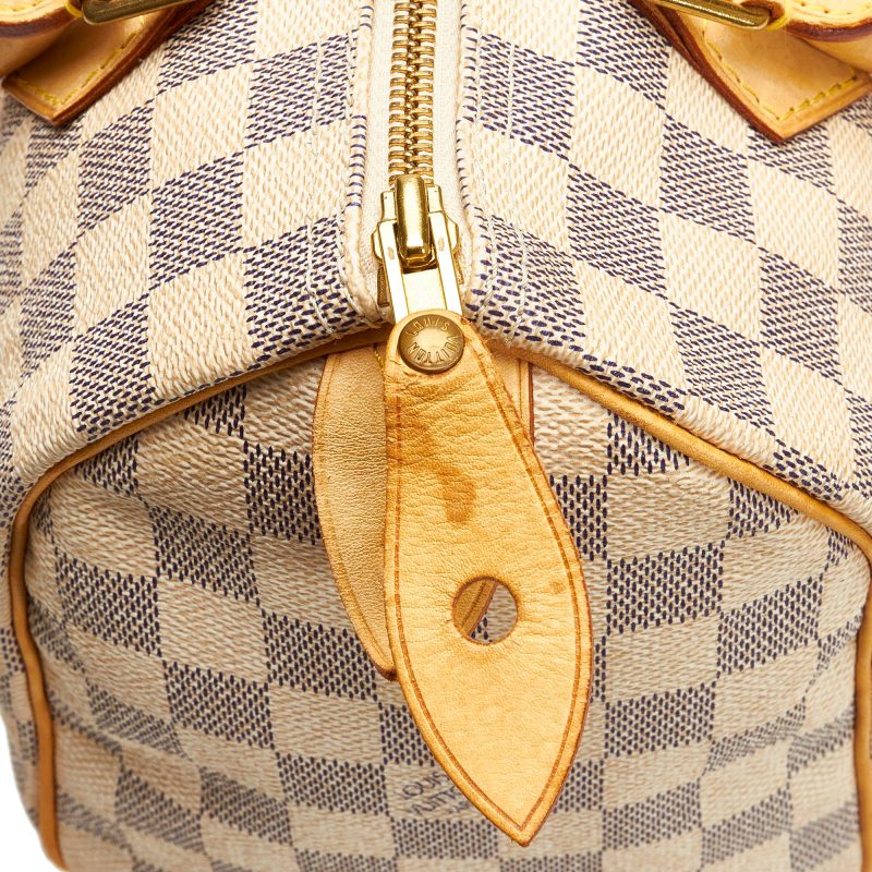 Louis Vuitton Damier Azur Speedy 25 (SHG-5YeXvT) - Image 8
