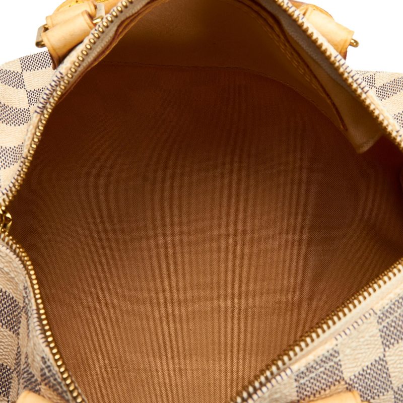Louis Vuitton Damier Azur Speedy 25 (SHG-5YeXvT) - Image 5