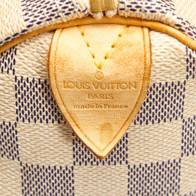 Louis Vuitton Damier Azur Speedy 25 (SHG-5YeXvT) - Image 6
