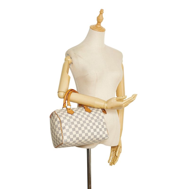Louis Vuitton Damier Azur Speedy 25 (SHG-KeXIPW) - Image 4