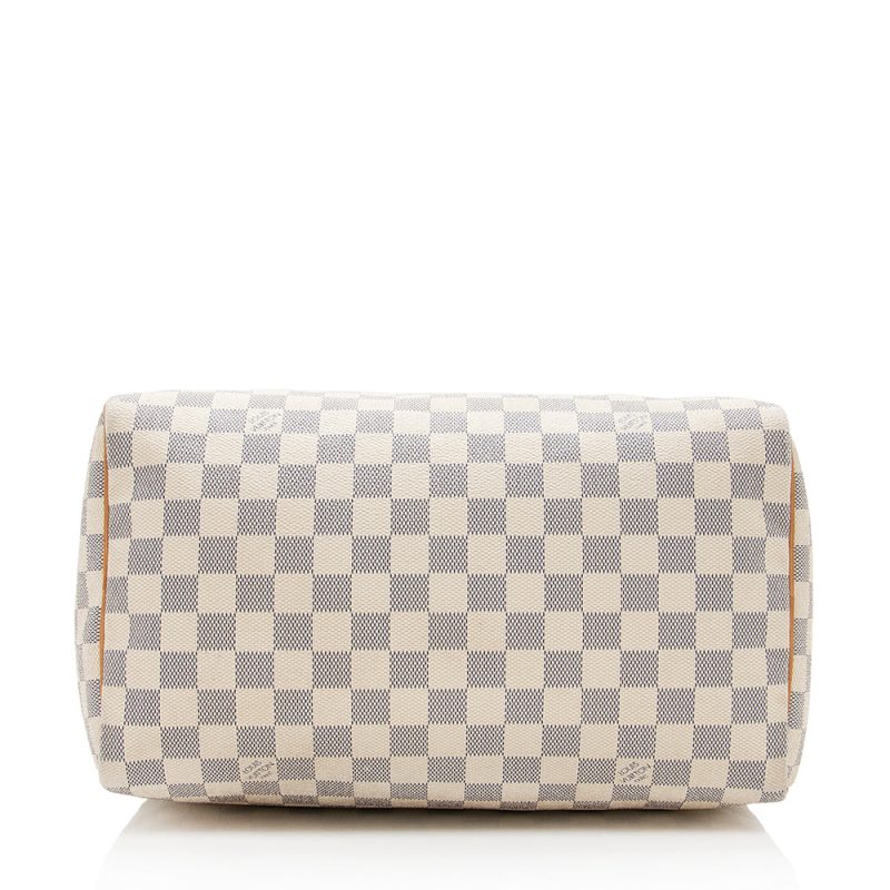 Louis Vuitton Damier Azur Speedy 30 Satchel (SHF-19062) - Image 3