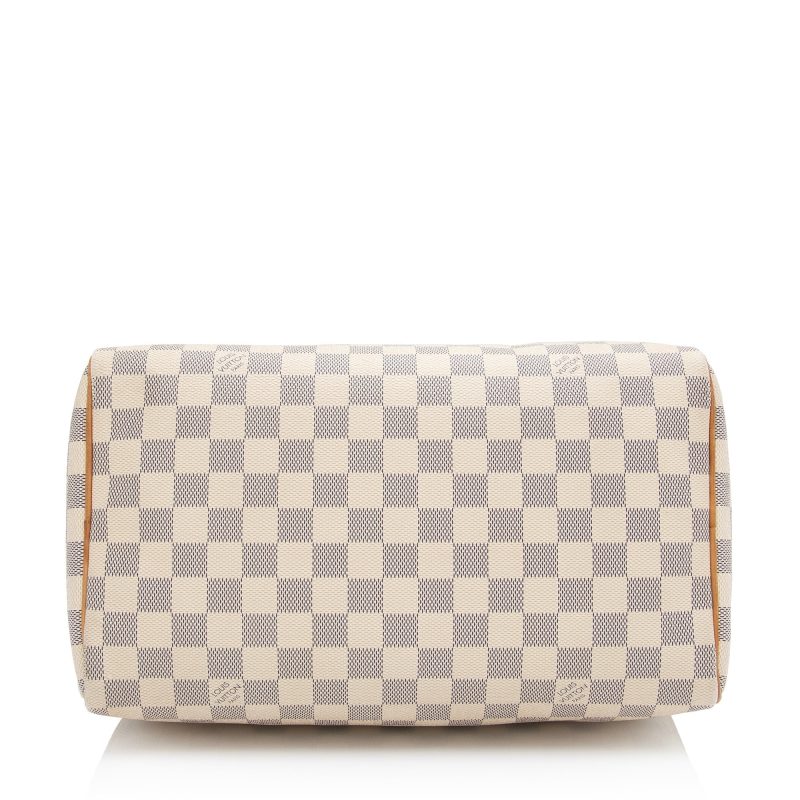 Louis Vuitton Damier Azur Speedy 30 Satchel (SHF-EJWajq) - Image 3