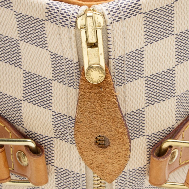 Louis Vuitton Damier Azur Speedy 30 Satchel (SHF-EJWajq) - Image 8