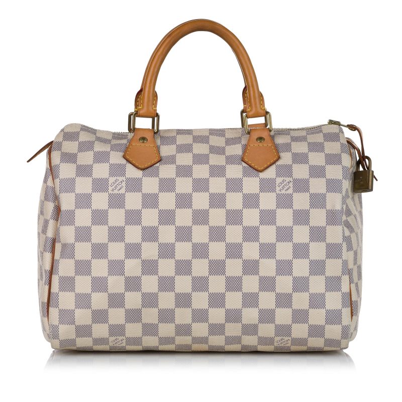 Louis Vuitton Damier Azur Speedy 30 (SHG-35173) - Image 11