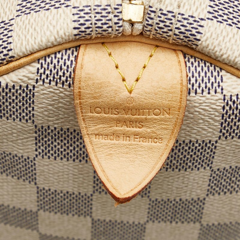 Louis Vuitton Damier Azur Speedy 30 (SHG-Z6sOlM) - Image 6