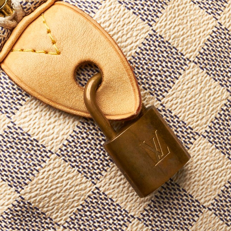 Louis Vuitton Damier Azur Speedy 30 (SHG-WSpvsl) - Image 9