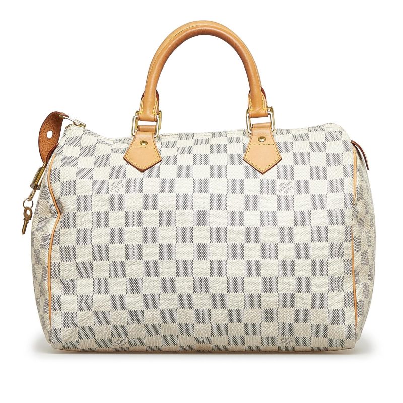 Louis Vuitton Damier Azur Speedy 30 (SHG-nk4p6s) - Image 2
