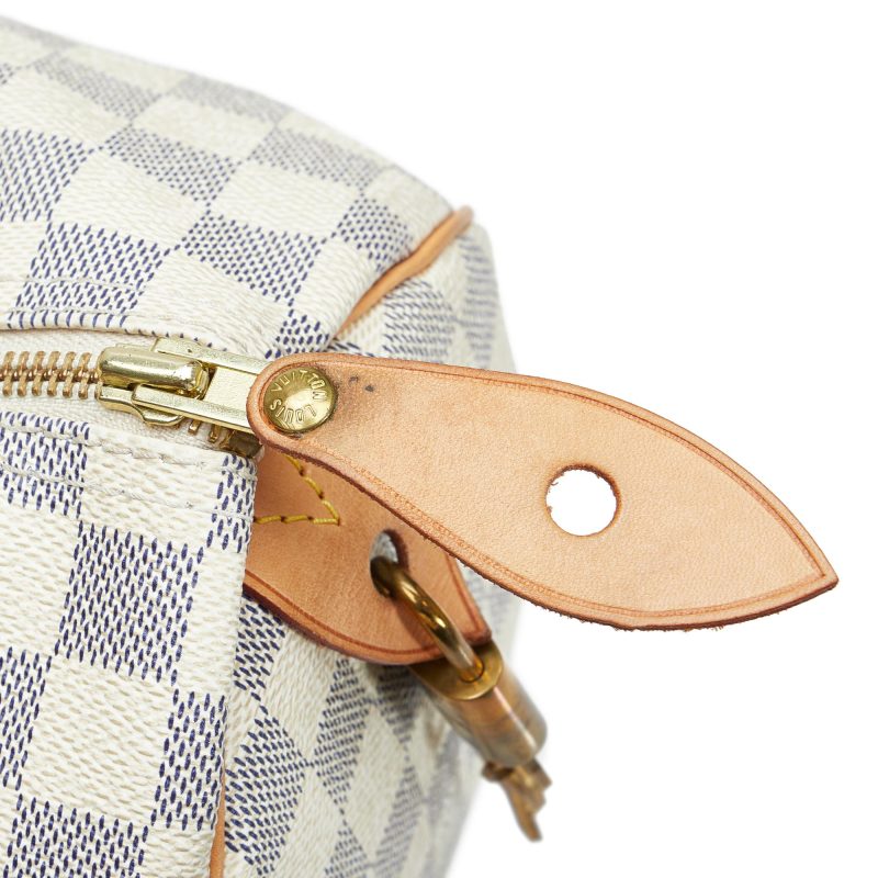 Louis Vuitton Damier Azur Speedy 30 (SHG-nk4p6s) - Image 9