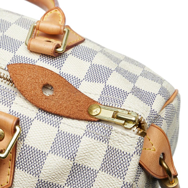 Louis Vuitton Damier Azur Speedy 30 (SHG-nk4p6s) - Image 10