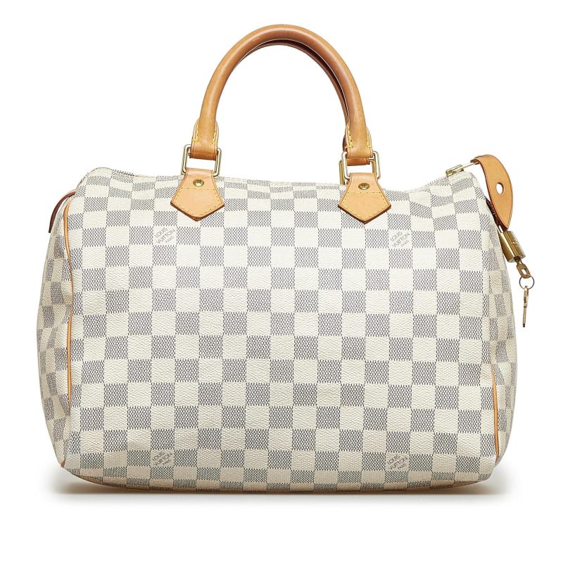 Louis Vuitton Damier Azur Speedy 30 (SHG-nk4p6s) - Image 14