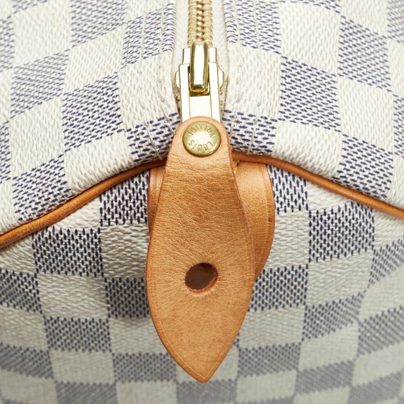 Louis Vuitton Damier Azur Speedy 30 (SHG-HUrC3l) - Image 7