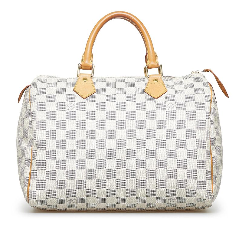 Louis Vuitton Damier Azur Speedy 30 (SHG-HUrC3l) - Image 11