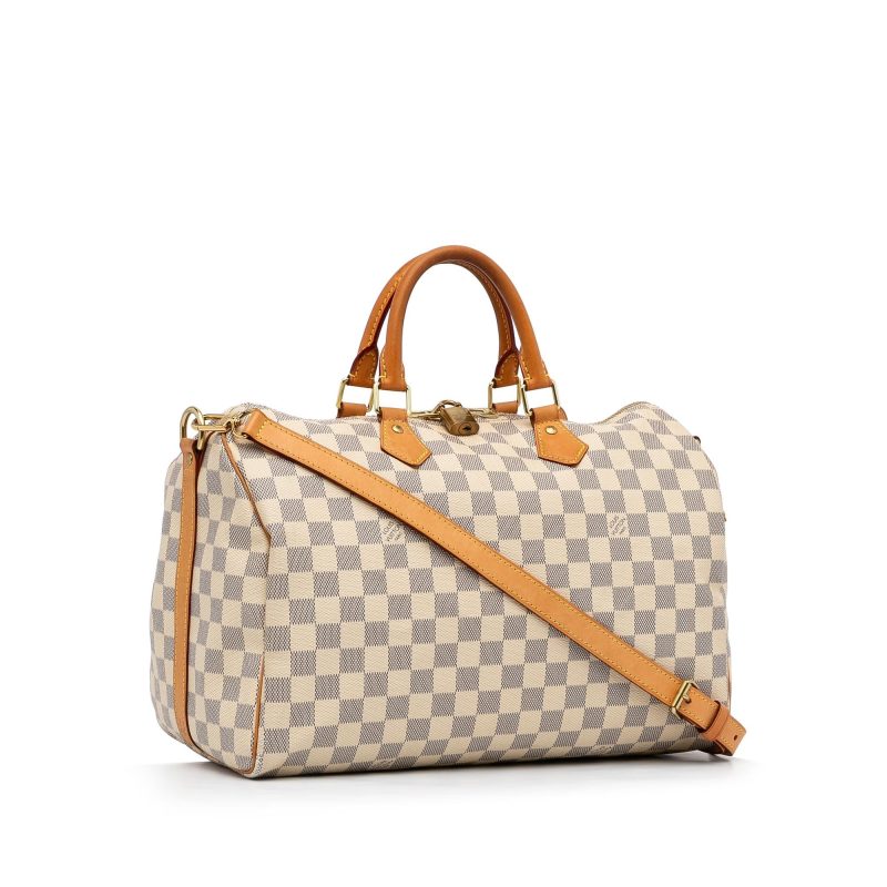 Louis Vuitton Damier Azur Speedy Bandouliere 35 (SHG-iCQbEU)