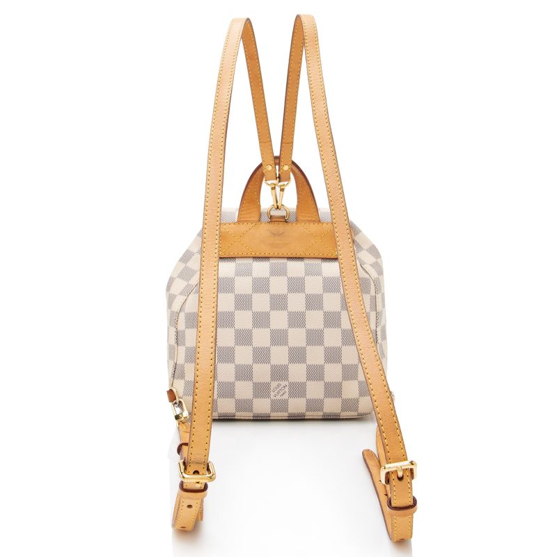 Louis Vuitton Damier Azur Sperone BB Backpack (SHF-22843) - Image 2