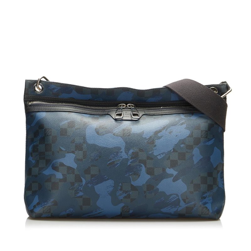 Louis Vuitton Damier Cobalt Camouflage Hunter Crossbody Bag (SHG-j3GI9C) - Image 9
