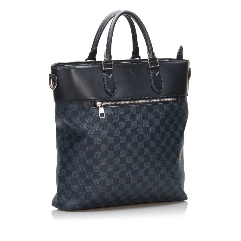 Louis Vuitton Damier Cobalt Newport Tote (SHG-bDPz9X)