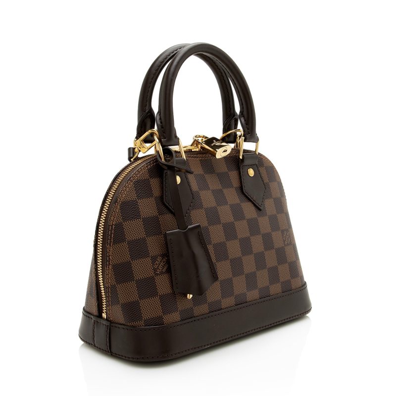 Louis Vuitton Damier Ebene Alma BB Satchel (SHF-22932)