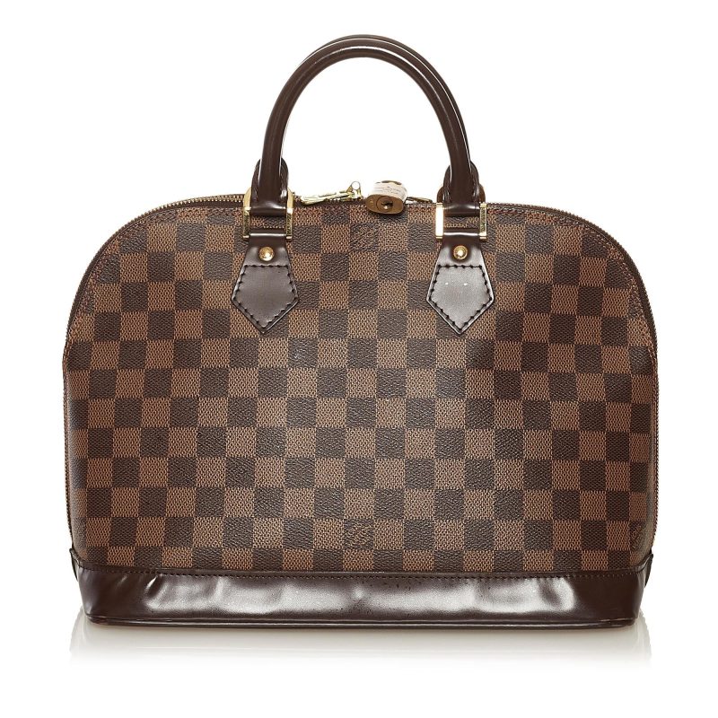 Louis Vuitton Damier Ebene Alma PM (SHG-0oZpsO) - Image 9