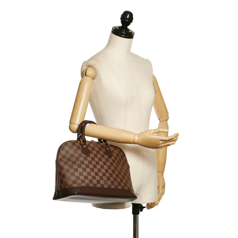 Louis Vuitton Damier Ebene Alma PM (SHG-0oZpsO) - Image 4