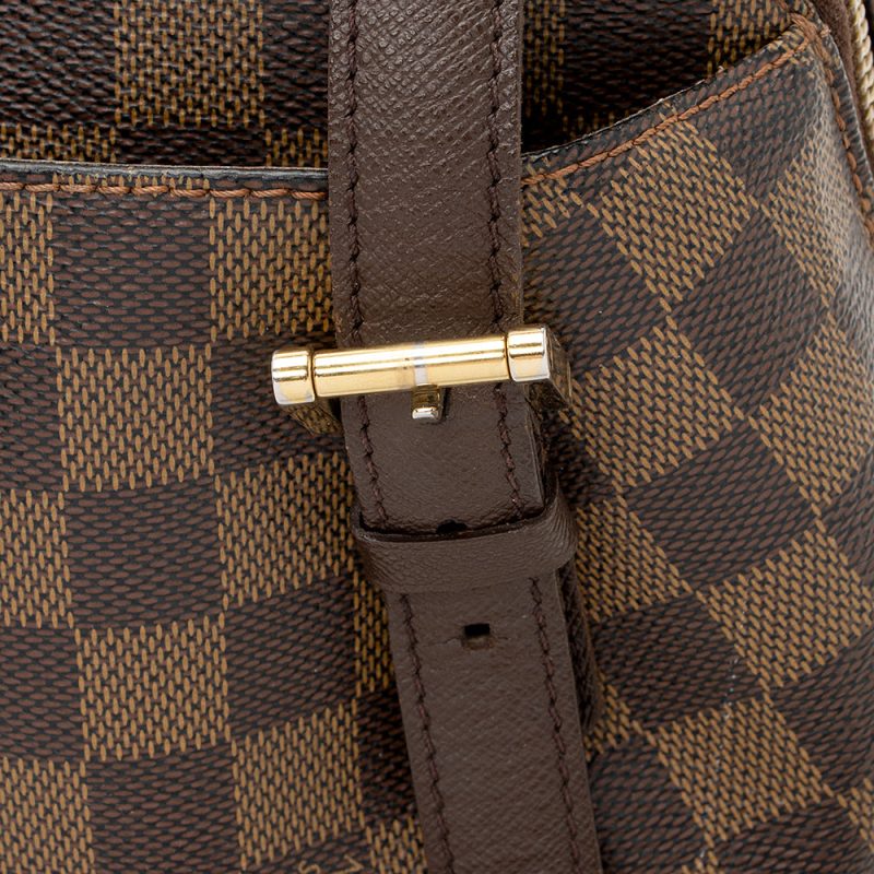 Louis Vuitton Damier Ebene Belem MM Shoulder Bag (SHF-21622) - Image 18
