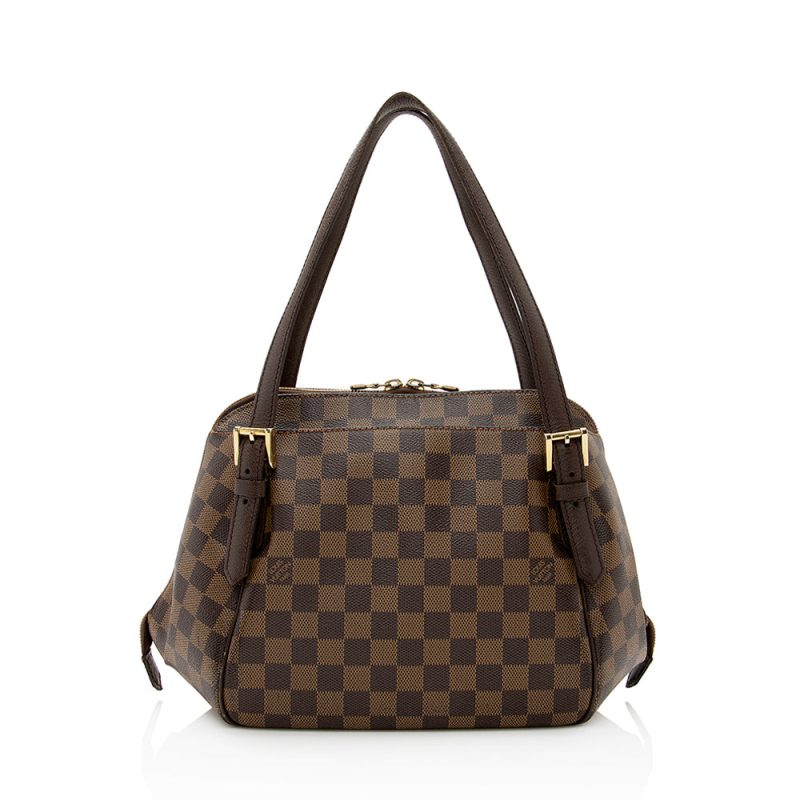 Louis Vuitton Damier Ebene Belem MM Shoulder Bag (SHF-21622) - Image 20