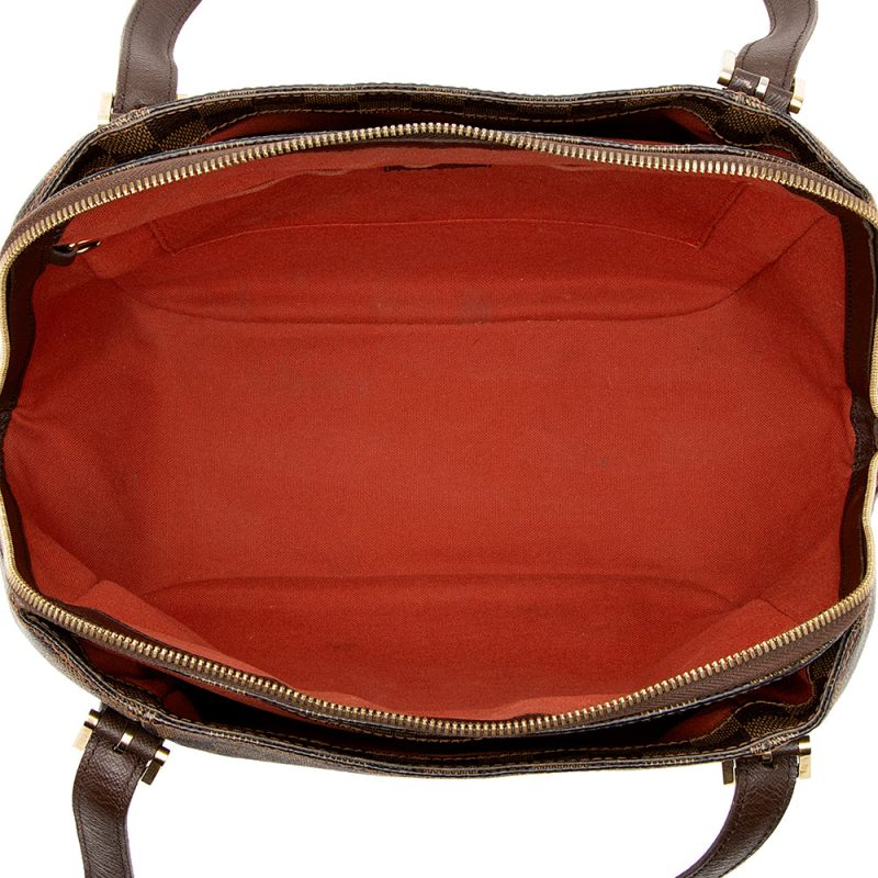 Louis Vuitton Damier Ebene Belem MM Shoulder Bag (SHF-21622) - Image 6
