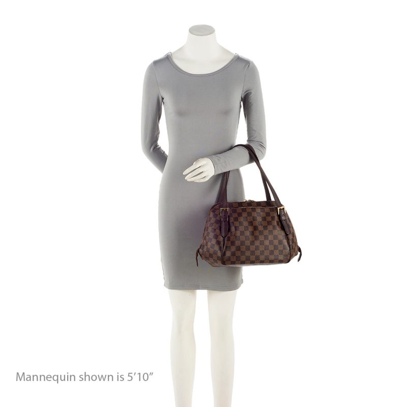 Louis Vuitton Damier Ebene Belem MM Shoulder Bag (SHF-21622) - Image 4