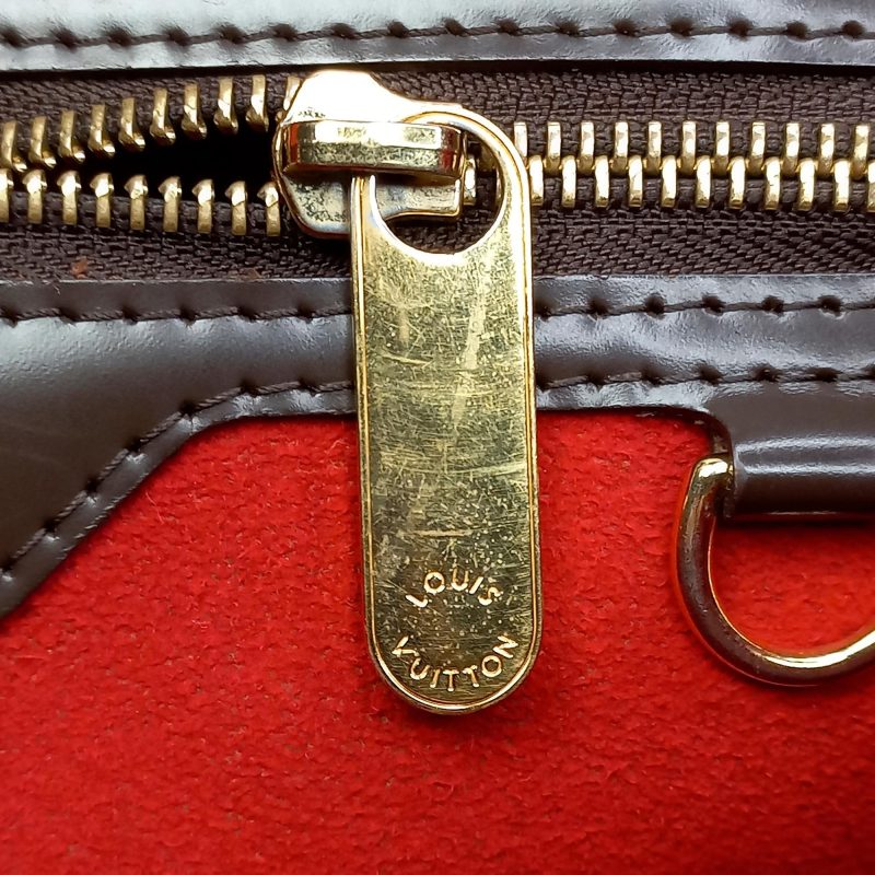 Louis Vuitton Damier Ebene Bergamo MM (SHG-36462) - Image 9
