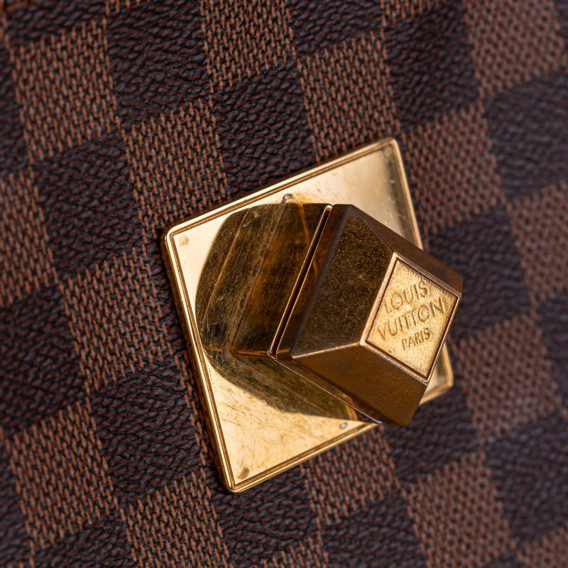 Louis Vuitton Damier Ebene Bergamo MM (SHG-36462) - Image 10