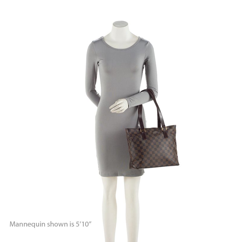 Louis Vuitton Damier Ebene Cabas Piano Tote (SHF-19724) - Image 4
