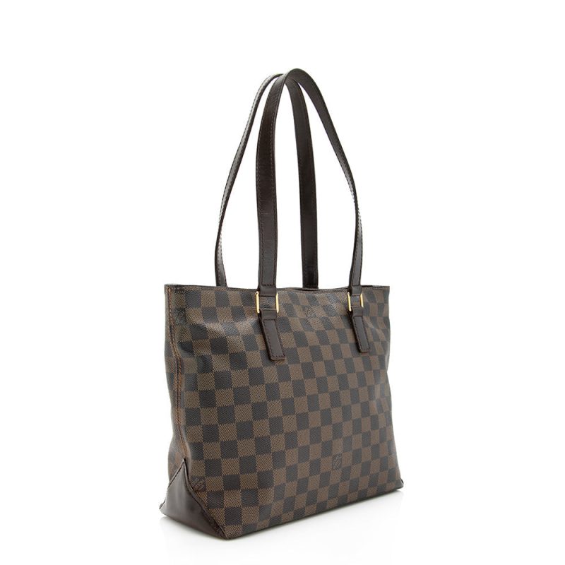Louis Vuitton Damier Ebene Cabas Piano Tote (SHF-19724)
