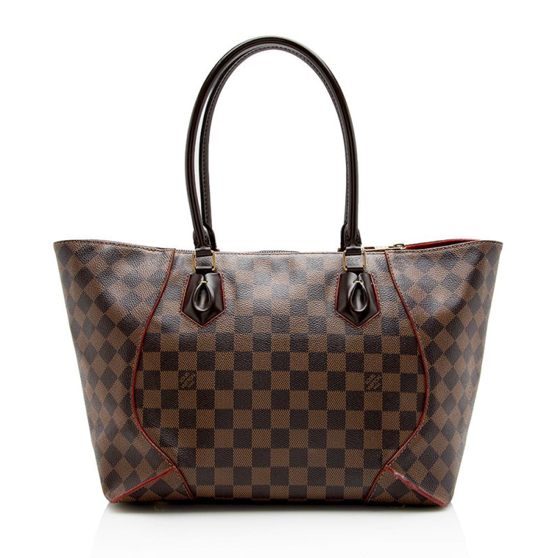 Louis Vuitton Damier Ebene Caissa MM Tote (SHF-15813) - Image 2