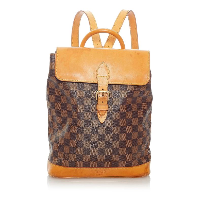 Louis Vuitton Damier Ebene Centenaire Arlequin Soho (SHG-32580) - Image 9
