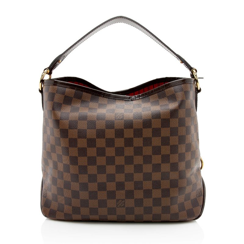 Louis Vuitton Damier Ebene Delightful PM Shoulder Bag (SHF-23671) - Image 2