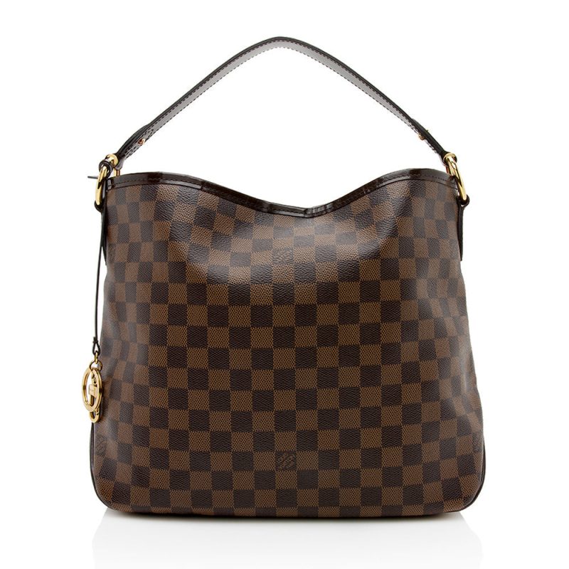 Louis Vuitton Damier Ebene Delightful PM Shoulder Bag (SHF-23671) - Image 8