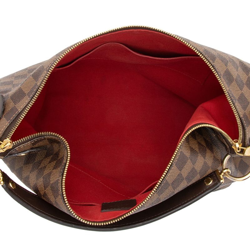 Louis Vuitton Damier Ebene Duomo Hobo (SHF-hR8ypX) - Image 6