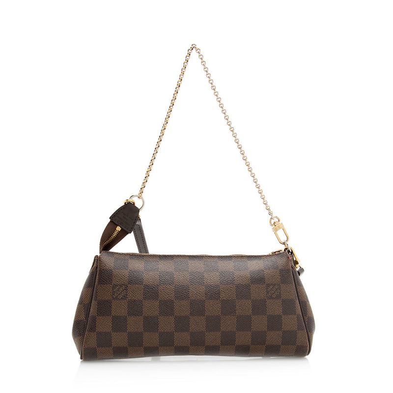 Louis Vuitton Damier Ebene Eva Clutch (SHF-20387) - Image 2