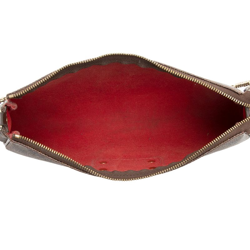 Louis Vuitton Damier Ebene Eva Clutch (SHF-20387) - Image 6