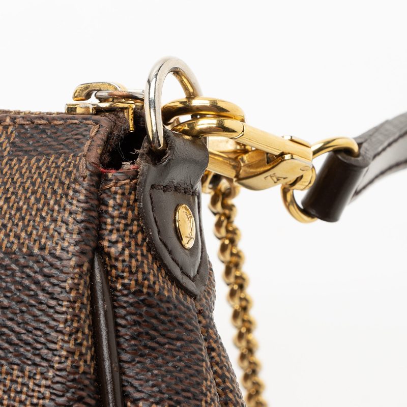 Louis Vuitton Damier Ebene Eva Clutch (SHF-22505) - Image 15