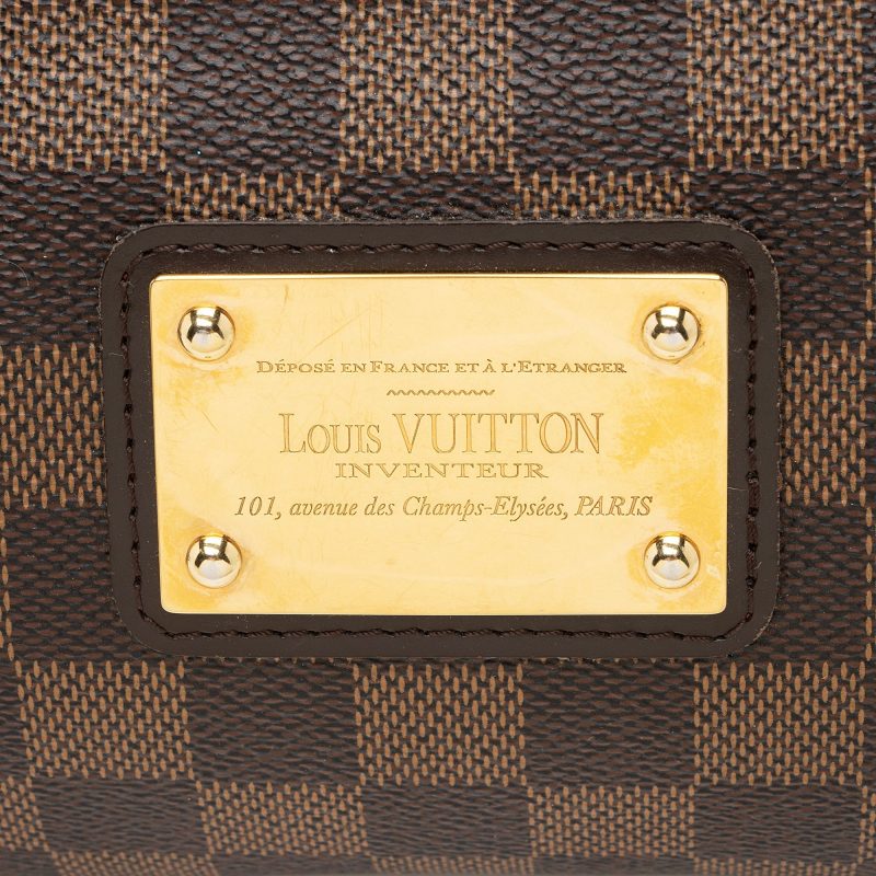 Louis Vuitton Damier Ebene Eva Clutch (SHF-22505) - Image 7