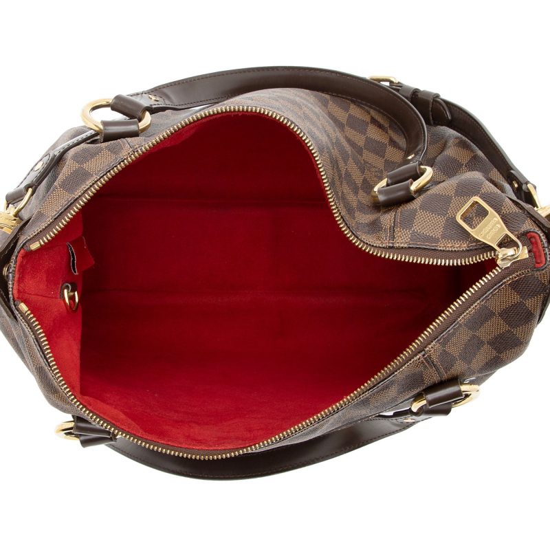 Louis Vuitton Damier Ebene Evora MM Shoulder Bag (SHF-lyS7fG) - Image 6