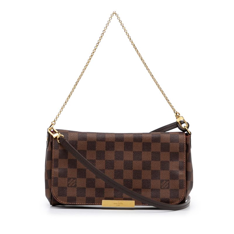 Louis Vuitton Damier Ebene Favorite MM (SHG-koa6ve) - Image 9