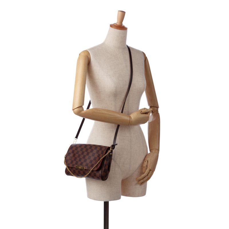 Louis Vuitton Damier Ebene Favorite MM (SHG-koa6ve) - Image 4