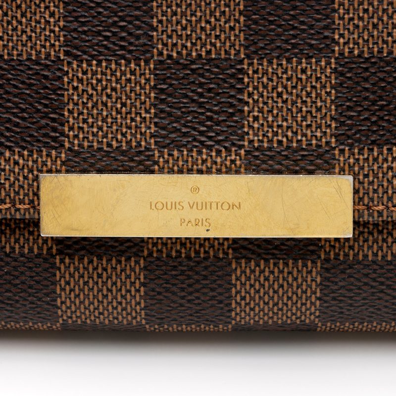 Louis Vuitton Damier Ebene Favorite PM Shoulder Bag (SHF-23449) - Image 8