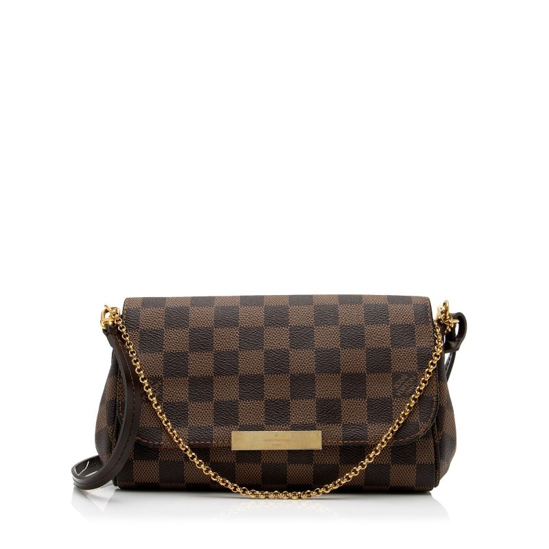 Louis Vuitton Damier Ebene Favorite PM Shoulder Bag (SHF-23449) - Image 12