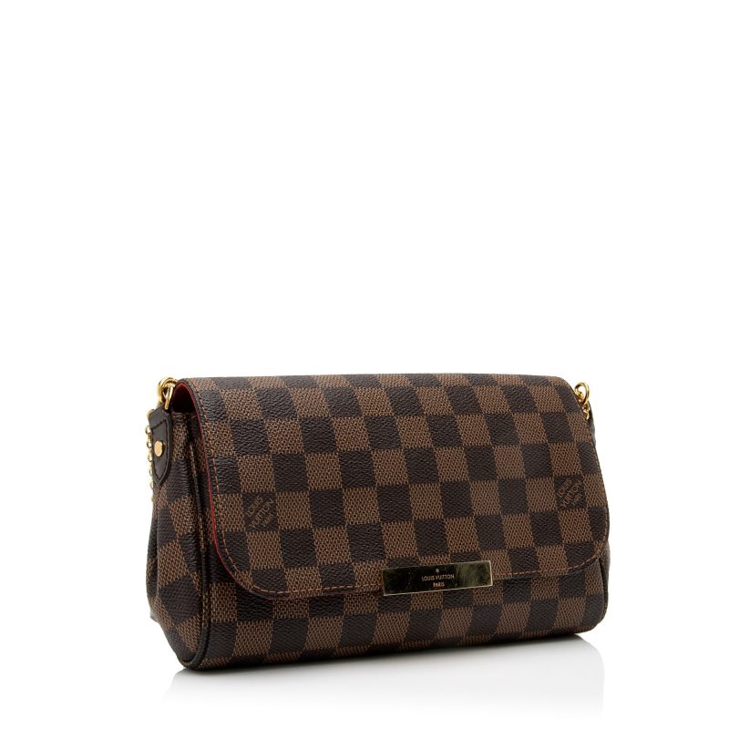 Louis Vuitton Damier Ebene Favorite PM Shoulder Bag (SHF-23449)